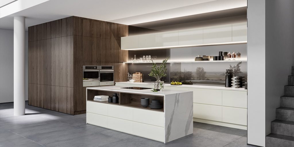 White And Beige Kitchen Design Design Ideas