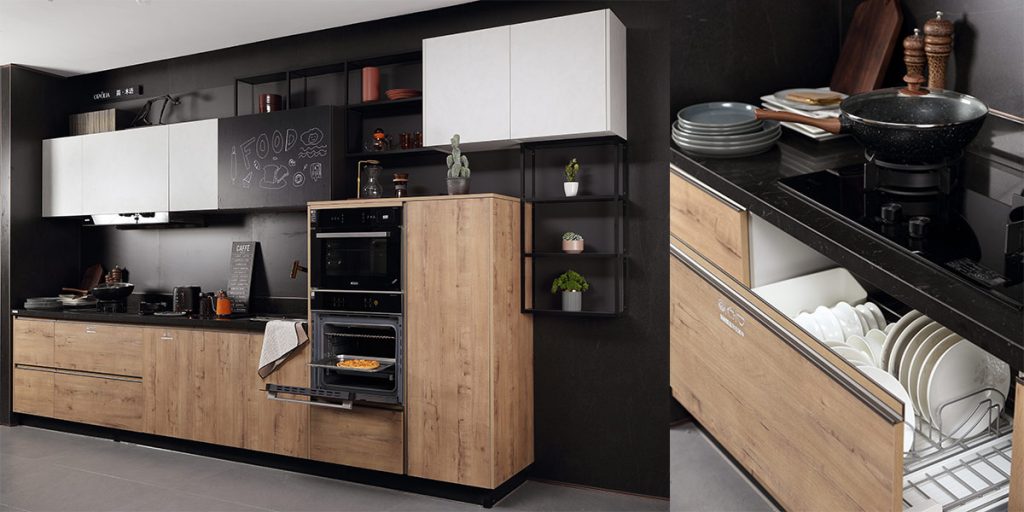 White and Wood Kitchen