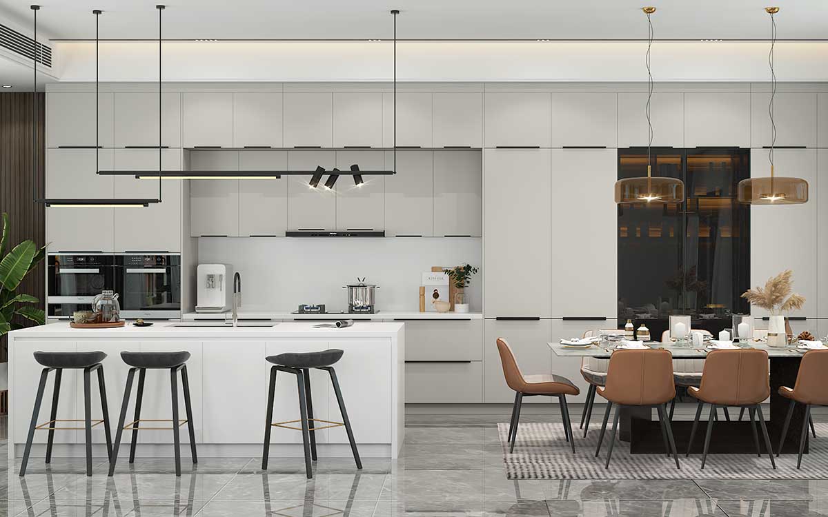 Modern kitchen cabinets