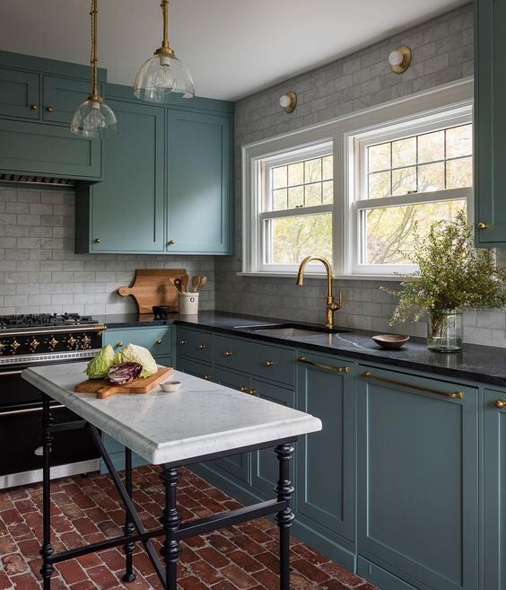 7 Timeless Blue Kitchen Cabinets Ideas OPPOLIA