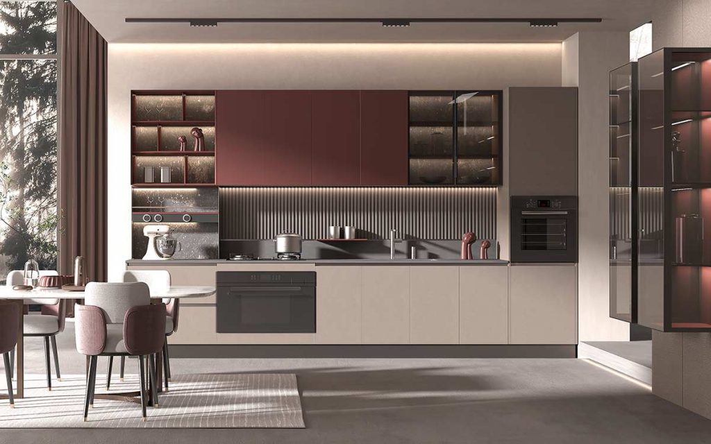 https://www.oppoliahome.com/wp-content/uploads/2023/03/modern-greige-and-dark-red-kitchen-cabinets-blcc23001-2-1024x640.jpg