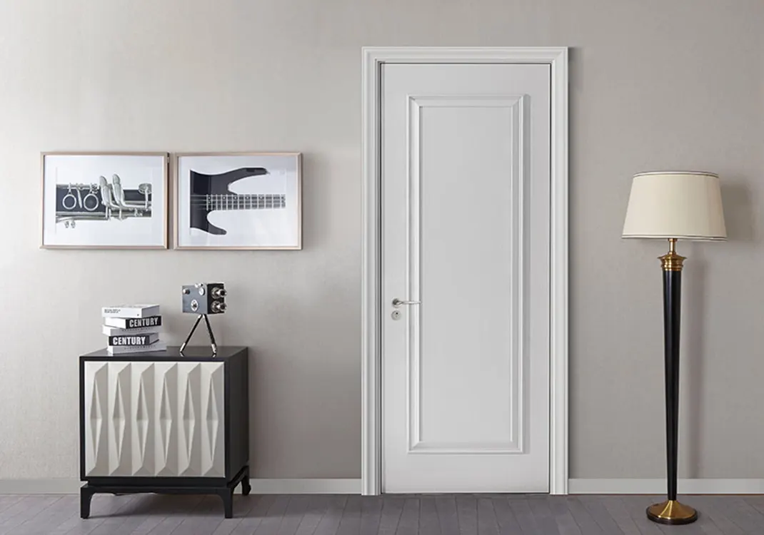 white panel door