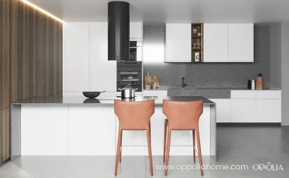 Matte White J Pull Ready To Assemble Cabinets