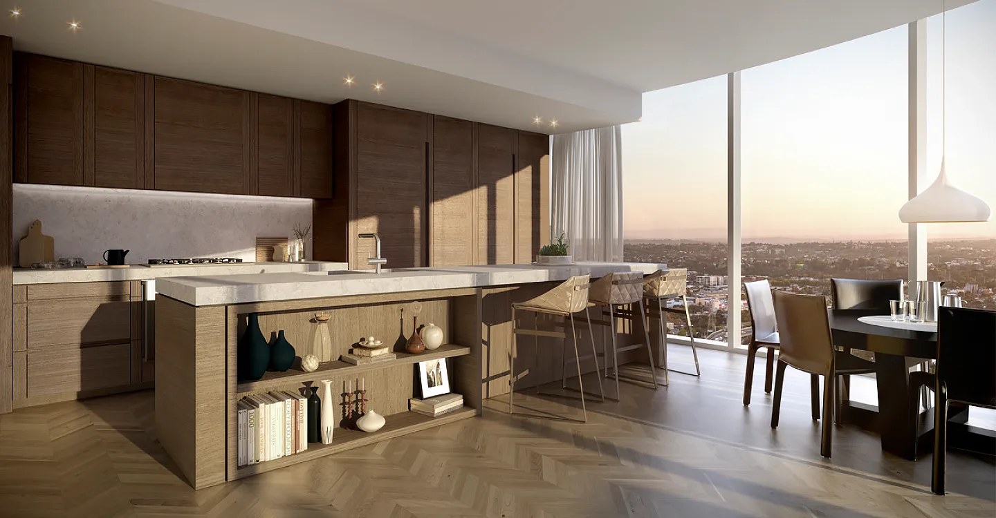 high end modern wood cabinets