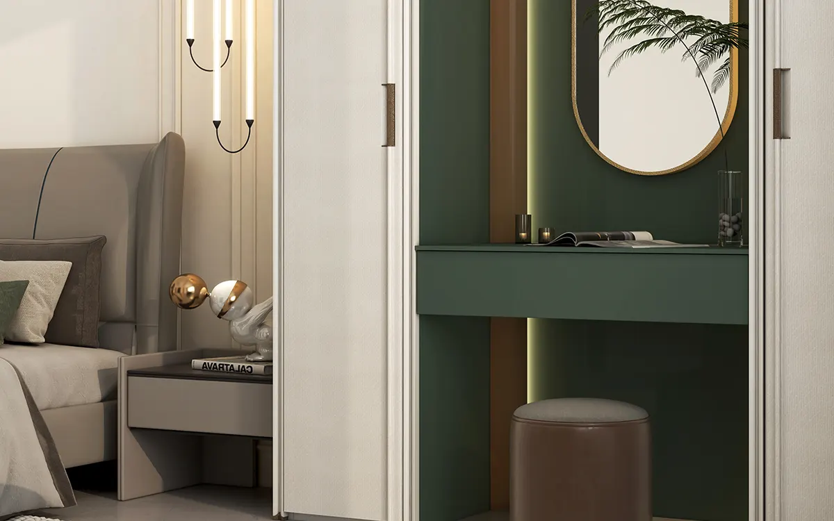 wall mounted dressing table
