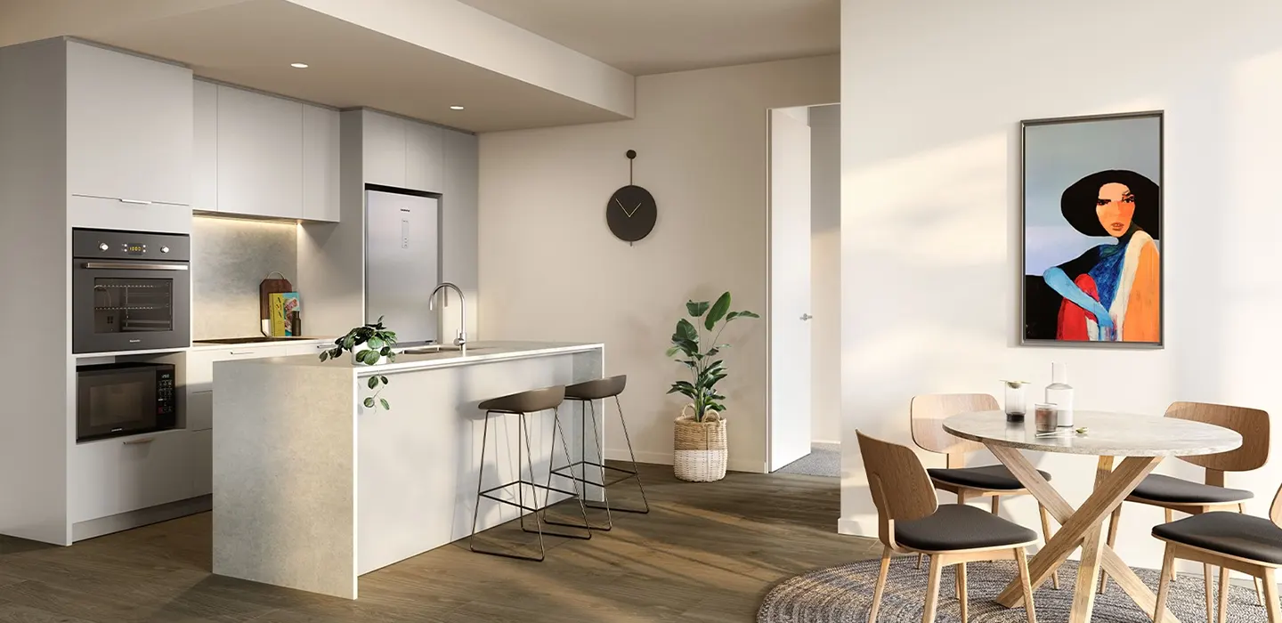 white custom kitchen modern style