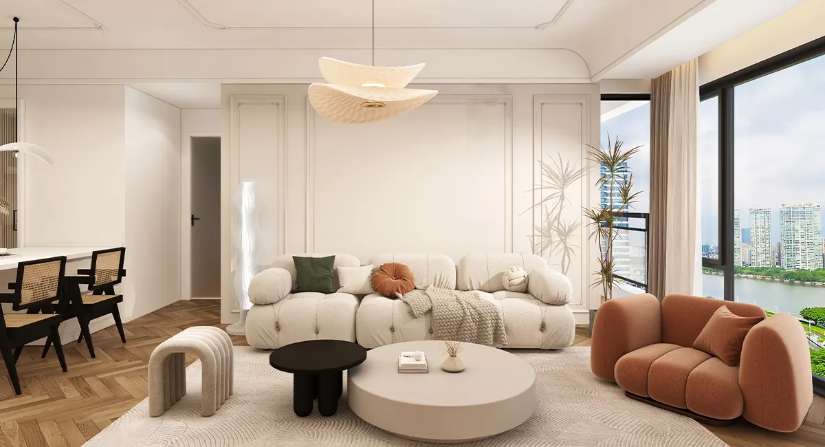 cream interior design living room 