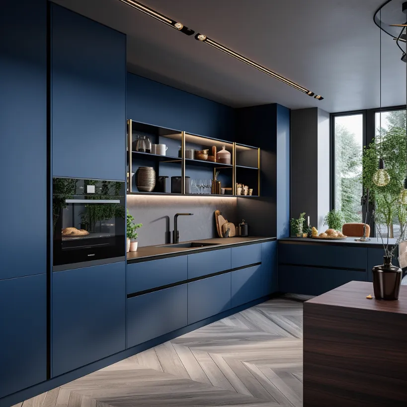 Modern Blue Kitchen Cabinets For Your Home