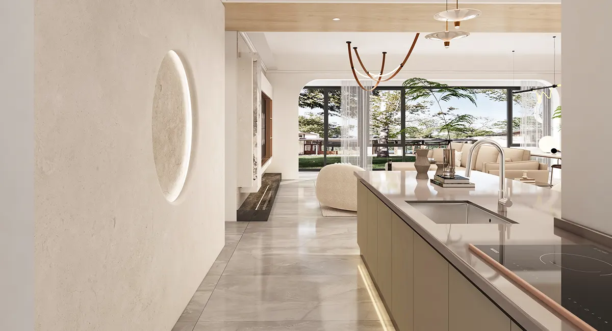 modern dry kitchen design