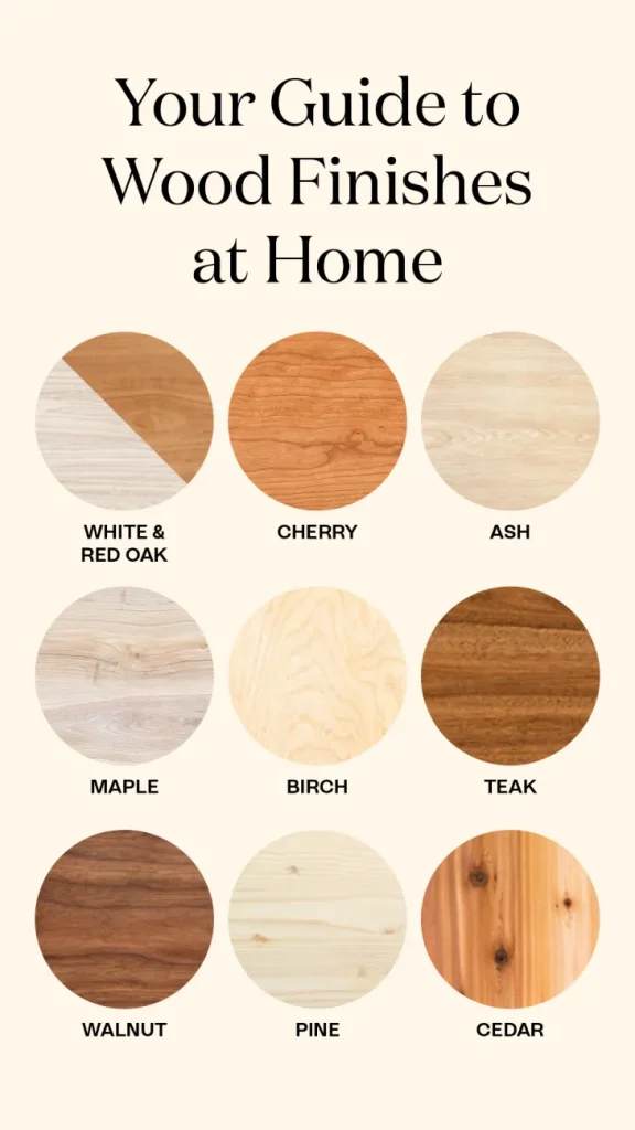 wood finishes options