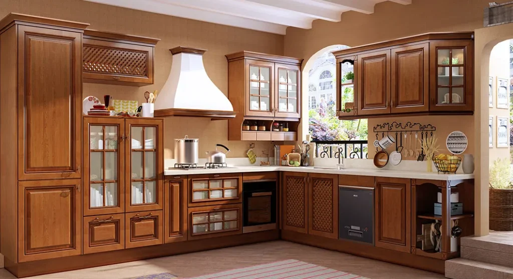 cherry-wood-traditional-kitchen-cabinets